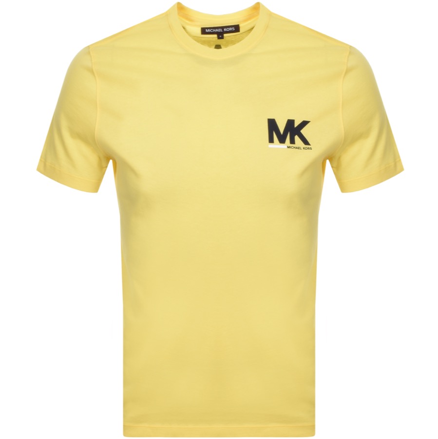 Michael kors sale t shirt yellow